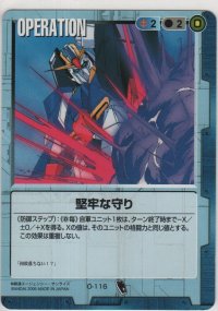 堅牢な守り