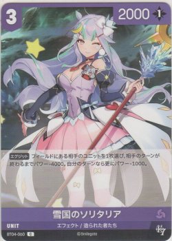 画像1: 雪国のソリタリア