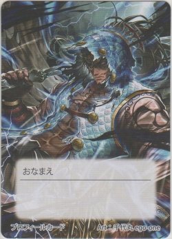 画像1: プロフィールカード≪青≫