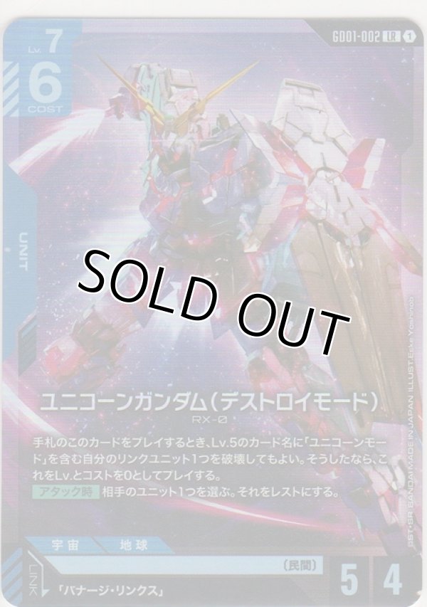 画像1: ユニコーンガンダム（デストロイモード）