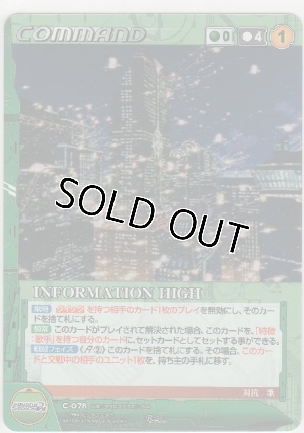 画像1: ＩＮＦＯＲＭＡＴＩＯＮ ＨＩＧＨ