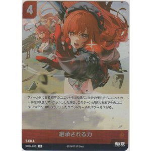 画像: 継承される力