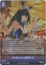 画像: うさぎちゃん登場です。