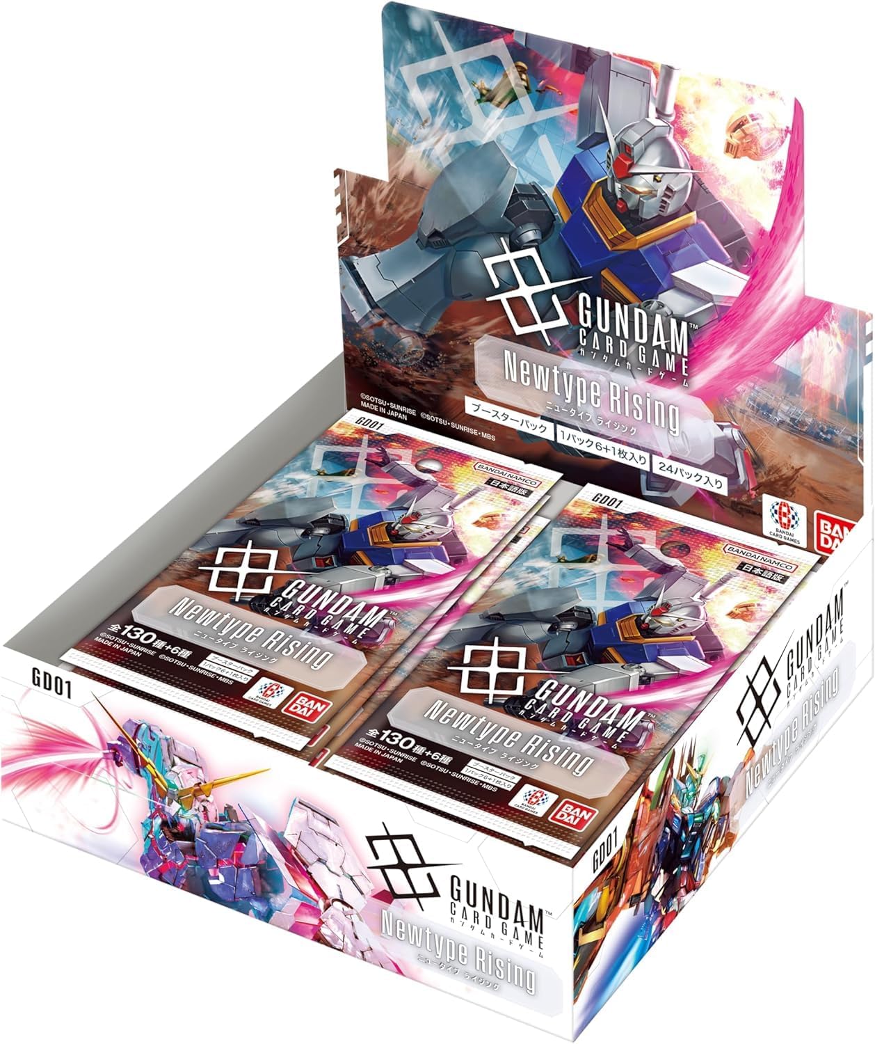 【新品未開封】ガンダムカード　ブースター1カートン　Newtype Rising ガンダムカードゲーム ブースターパック「Newtype Rising」【未