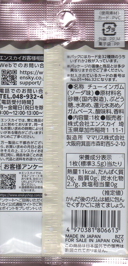 画像2: ちいかわ キラキラクリアカードコレクションガム【パック】