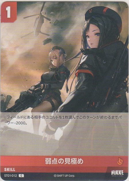 画像1: 弱点の見極め